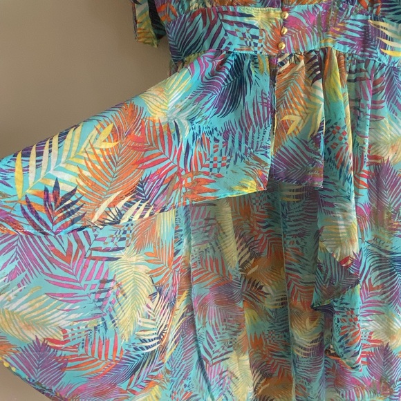 Liberty Love Vibrant Tropical Print Dress - Picture 4 of 5